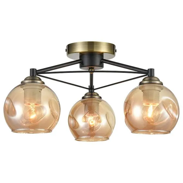 светильник потолочный, E27, 3x60W Velante 769-527-03 Современный стиль