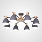 Потолочная Люстра Folke 8 Gray 178024-26 ImperiumLoft