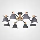 Потолочная Люстра Folke 8 Gray 178024-26 ImperiumLoft