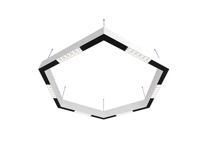 Подвесной светодиодный светильник 0,9м 36Вт 48° Donolux dl18515s111w36.48.900wb Eye-hex Подвесной светодиодный светильник 0,9м 36Вт 48° Donolux dl18515s111w36.48.900wb Eye-hex
