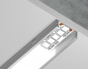 Алюминиевый профиль накладной Ambrella light GP1700AL Alum Profile