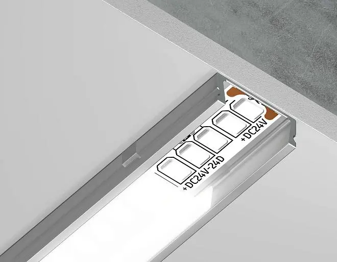Алюминиевый профиль накладной Ambrella light GP1700AL Alum Profile