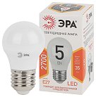 Лампочка светодиодная ЭРА LED P45-5W-827-E27