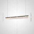 Реечный, рядный светильник DILEMMA L Lampatron 6265-16845