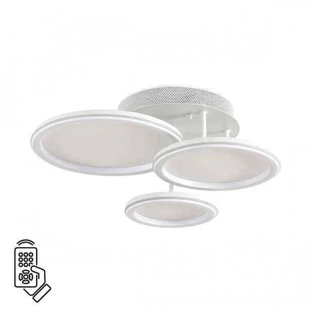 Умная люстра потолочная с ПДУ и голосовым управлением LED 60W 3000-6500К 220V Lumion 8380/60CL ALIS SMART Умная люстра потолочная с ПДУ и голосовым управлением LED 60W 3000-6500К 220V Lumion 8380/60CL ALIS SMART