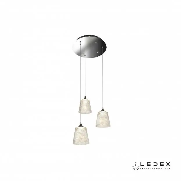 Подвесной светильник iLedex Flora WD8007-3 CR Подвесной светильник iLedex Flora WD8007-3 CR