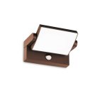 Уличный настенный светильник Ideal Lux 307176 SWIPE AP SENSOR COFFEE
