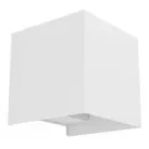 Светодиодное бра 2X1,5W(LED), алюминий, белый, стекло, прозрачный, 3000K, 400lm Eglo 901051 VALMONTONE