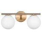 Бра 2х40W E14 ЛАТУНЬ Lightstar 815523 CROCO