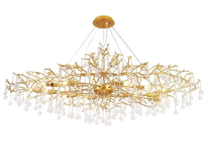 Подвесная люстра Crystal Lux REINA V2 SP12 L1500 GOLD PEARL Подвесная люстра Crystal Lux REINA V2 SP12 L1500 GOLD PEARL
