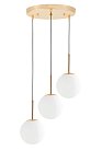 Подвесная люстра Lumina Deco LDP 6030-3-RD GD Fredica