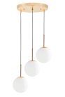 Подвесная люстра Lumina Deco LDP 6030-3-RD GD Fredica