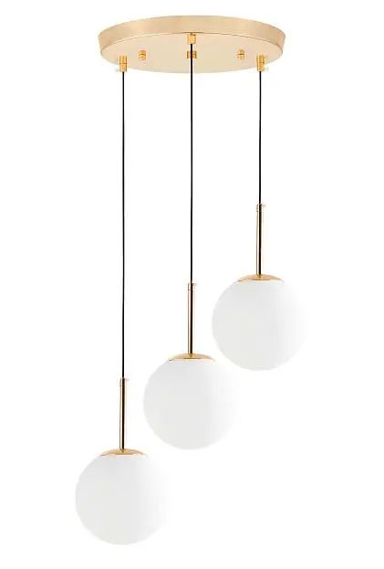 Подвесная люстра Lumina Deco LDP 6030-3-RD GD Fredica