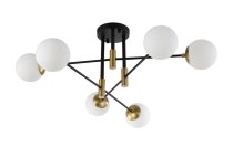 Светильник потолочный Crystal Lux FIDEL PL6 BLACK 0630/105