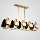 Люстра ODENCE 10 плафонов (реечный). Lampatron 1735-1657