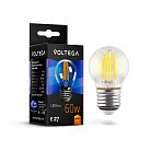 Светодиодная лампа Voltega 7023 Crystal Globe 6W 2800K E27 VG10-G1E27warm6W-F