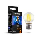 Светодиодная лампа Voltega 7023 Crystal Globe 6W 2800K E27 VG10-G1E27warm6W-F