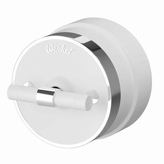Выключатель на 4 положения двухклавишный Werkel W5822050 (белый матовый/хром) a058777 Выключатель на 4 положения двухклавишный Werkel W5822050 (белый матовый/хром) a058777