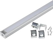 Профиль для светодиодной ленты Uniel UFE-K10 Silver/Frozen 200 Polybag UFE-K