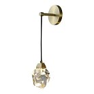 Настенный светильник Delight Collection 9701W brass/clear Crystal rock II