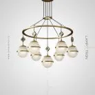 Кольцевые люстры и светильники LUARA CH Lampatron 5568-14411