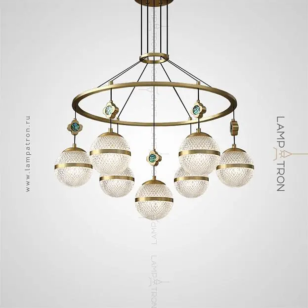 Кольцевые люстры и светильники LUARA CH Lampatron 5568-14411 Кольцевые люстры и светильники LUARA CH Lampatron 5568-14411