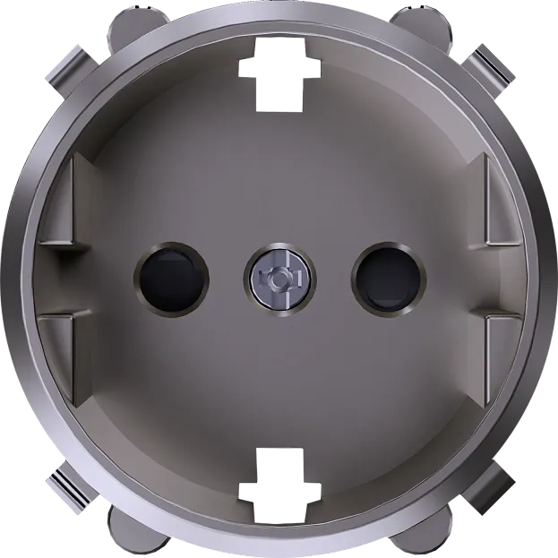 Накладка для розетки Schuko с заземлением, со шторками 16A 250 В~, шампань, Donel DO22051 D16