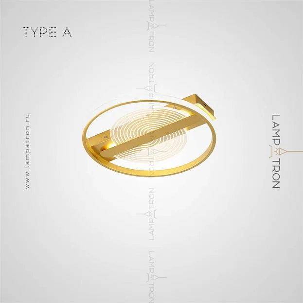 Потолочный светильник AHLET Тип A. Цвет Латунь Lampatron ahlet-a-brass 5647-14587 Потолочный светильник AHLET Тип A. Цвет Латунь Lampatron ahlet-a-brass 5647-14587