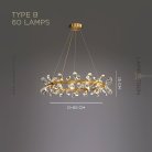 Кольцевые люстры и светильники GLORIOLE RING Тип B. 60 ламп Lampatron gloriole-ring-b-60 9121-25963