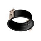 Рамка встраиваемая круглая 1x к 075xxх ЧЕРНЫЙ МАТОВЫЙ Lightstar 075207 STELLA