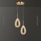 Готовая комбинация светильников KEZIA C DUO Трехцветный свет Lampatron 7525-20971