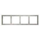 Рамка пластиковая  Voltum VLS100403 S70 на 4 поста, (кашемир)