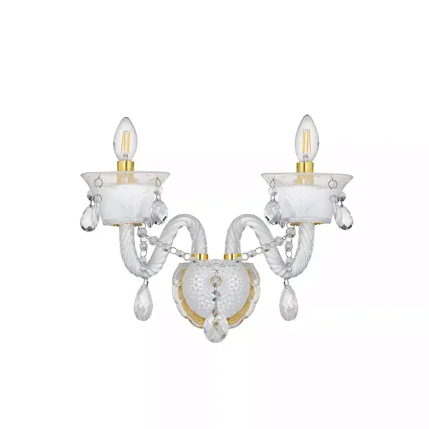 Настенный светильник Lumina Deco LDW 7028-2 WT Eliza Настенный светильник Lumina Deco LDW 7028-2 WT Eliza