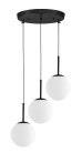Подвесная люстра Lumina Deco LDP 6030-3-RD BK Fredica