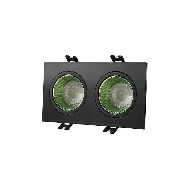 Встраиваемый светильник Denkirs DK3072-BK+GR Встраиваемый светильник Denkirs DK3072-BK+GR
