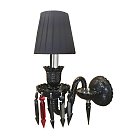 Бра Delight Collection ZZ86303BK-1W Baccarat style black