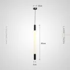 Подвесной светильник MARBLE RACK Размер M. Цвет черный Lampatron 8892-25145