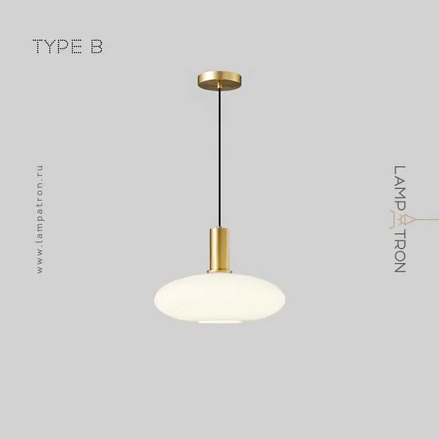 Подвесной светильник IRIS WHITE Тип B. Цвет Латунь Lampatron 7262-19985 Подвесной светильник IRIS WHITE Тип B. Цвет Латунь Lampatron 7262-19985