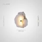 Бра MARBLE ROUGH WALL 1 лампа Lampatron f-marble-rough-wall-1-warm 9096-25898