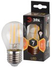 Лампочка светодиодная филаментная ЭРА F-LED P45-7W-827-E27