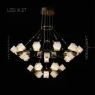 Кольцевые люстры и светильники OGMUND 27 ламп Lampatron 7566-21174