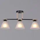 Потолочная люстра Reluce 11630-0.3-03 BK+WOOD