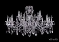 Подвесная люстра Bohemia 1413/12+6/360/Ni 1413 Nickel