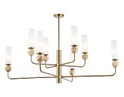 Люстра на штанге с мрамором Ambrella light LH53252