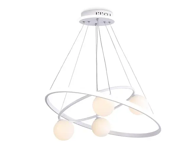 Подвесной светодиодный светильник со сменной лампой и с пультом управления Ambrella light FL66321/1+4 Подвесной светодиодный светильник со сменной лампой и с пультом управления Ambrella light FL66321/1+4