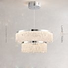 Кольцевые люстры и светильники MELCHIOR 2 кольца. Размер M Lampatron 8502-23483