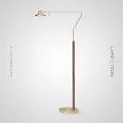Торшер ENSIO Цвет Латунь Lampatron 7286-20086