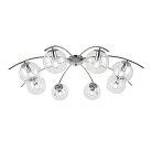 Светильник потолочный Хром/Прозрачный E14 8*40W Evoluce SLE102602-08 RATELLA