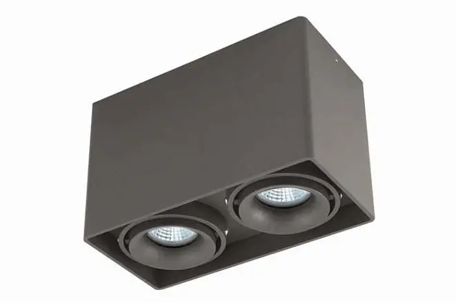 Накладной светильник Donolux DL18611/02WW-SQ Shiny black Накладной светильник Donolux DL18611/02WW-SQ Shiny black