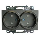 Розетка 2-местная Stekker 49425 GLS16-7114-06